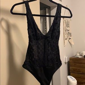 Black Lace Bodysuit